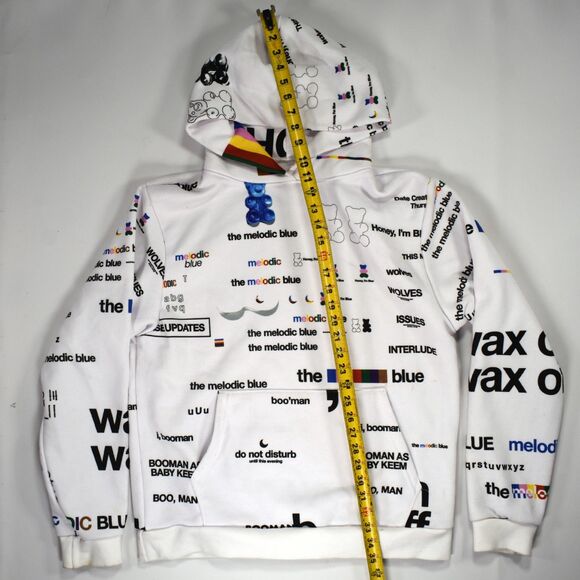 Baby Keem Melodic Blue Tour All Over Print Hoodie - S - Picture 8 of 8